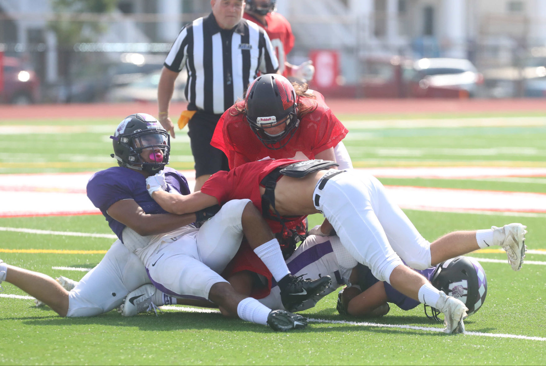 Ocean City Football scrimmage